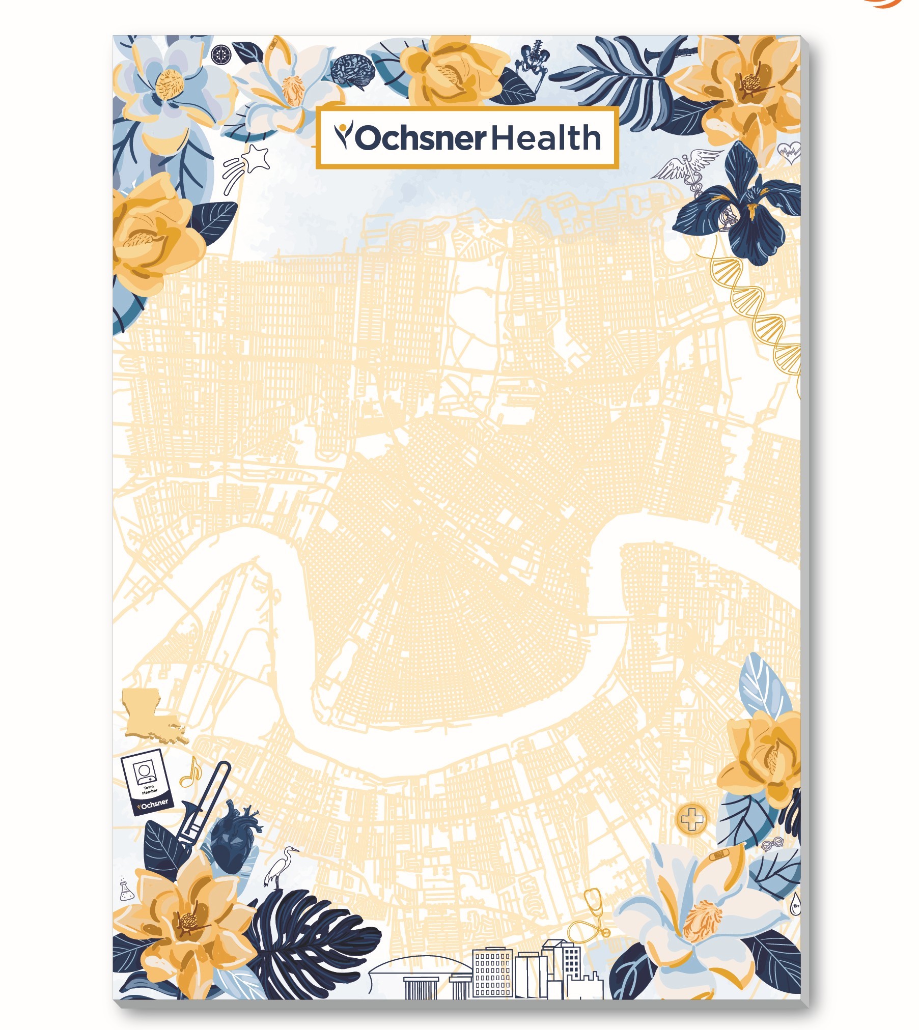 Souvenir&reg; 5" x 7" Scratch Pad, 50 Sheet - Ochfest, , large image number 1